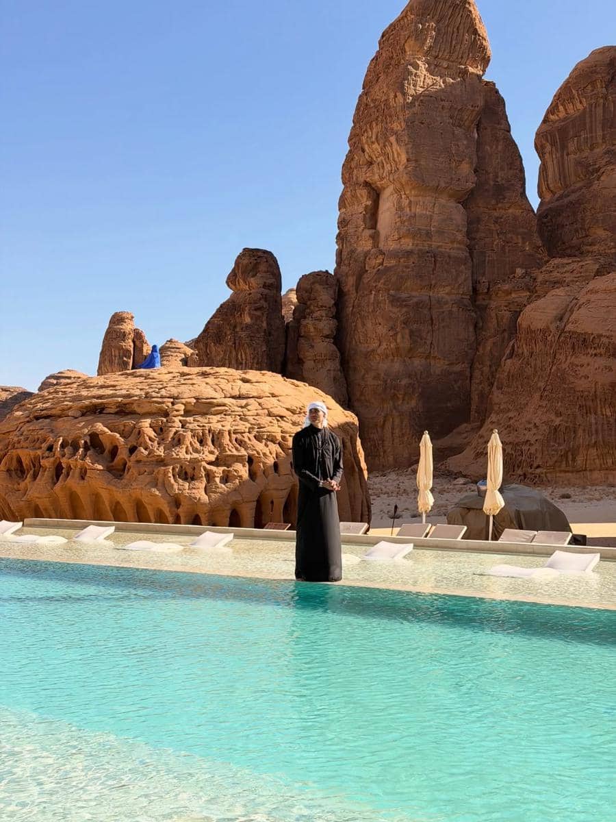 Aisar Khaled saat di AlUla