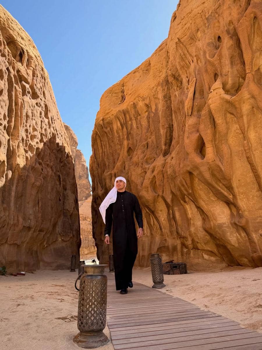 Aisar Khaled saat di AlUla