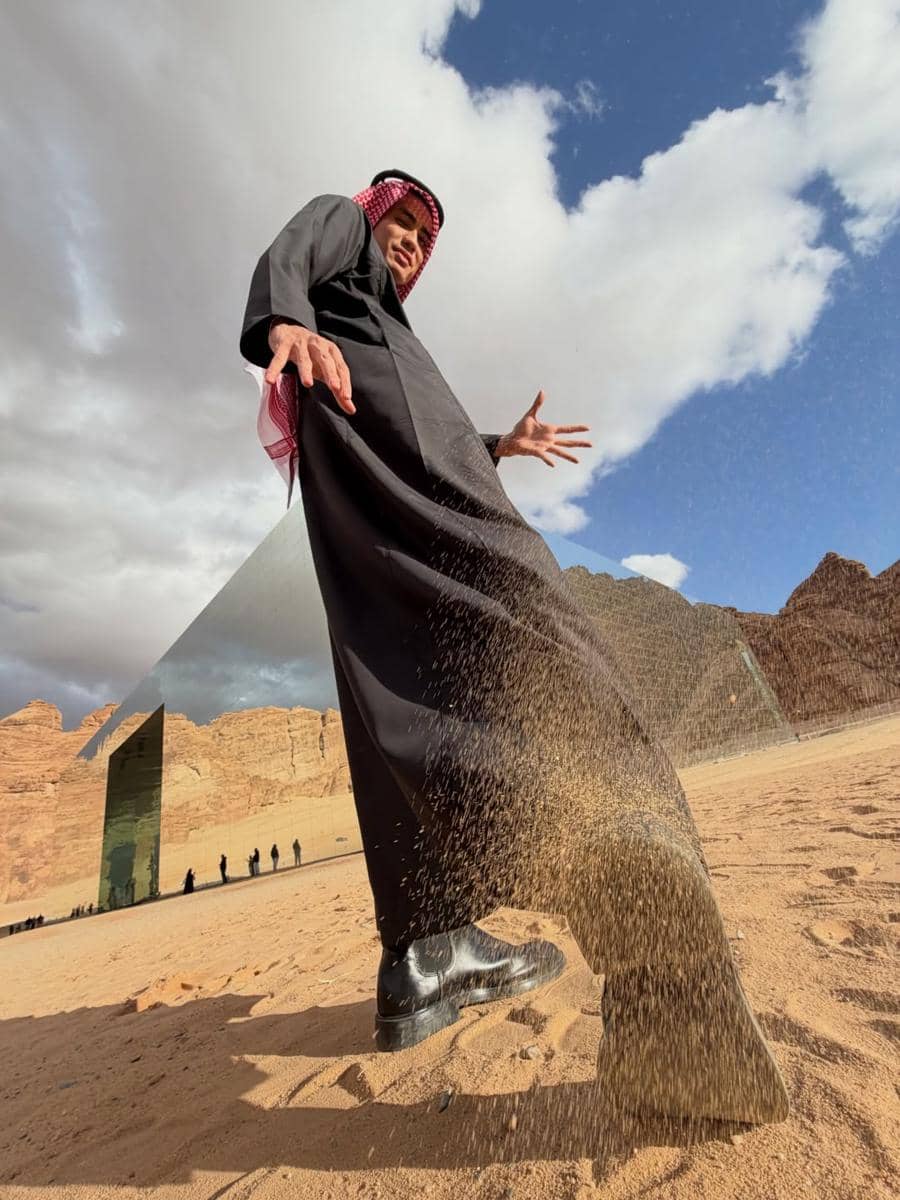 Aisar Khaled saat di AlUla