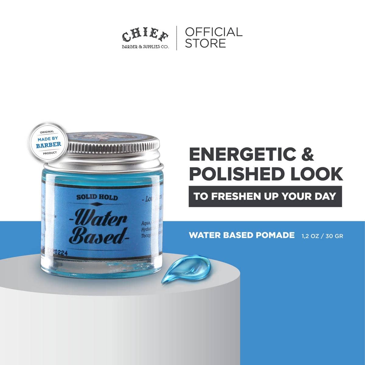 Chief Pomade - Blue Water Based