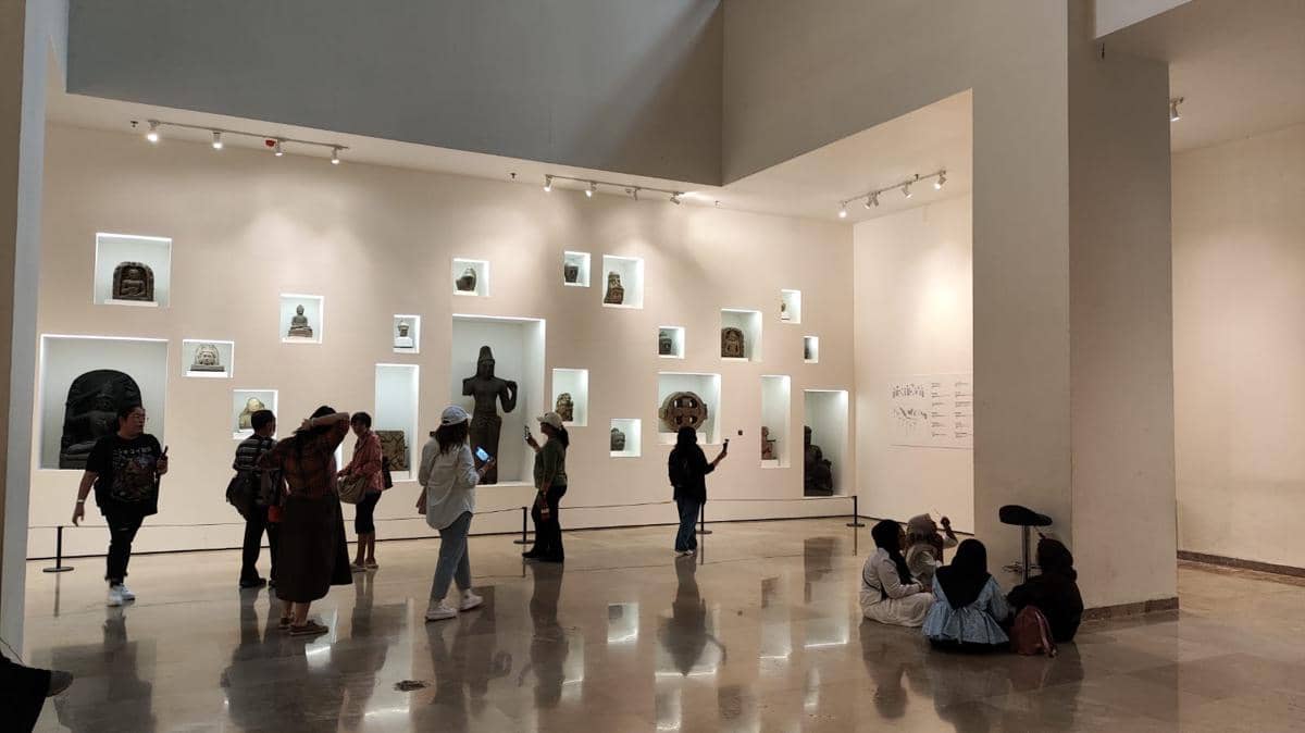 Suasana Museum Nasional, Jakarta Pusat, Jumat (27/3/2026).