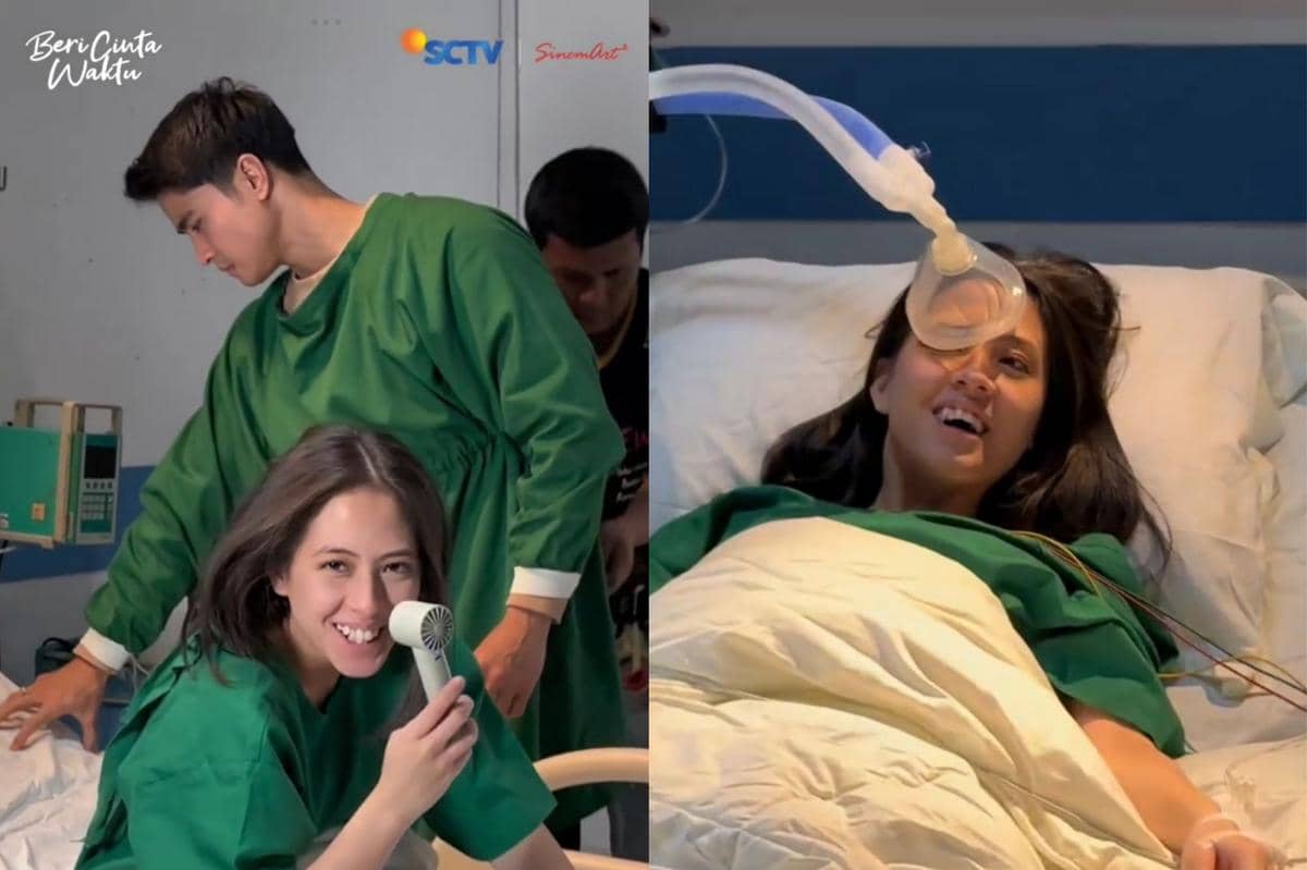 7 Potret Zara di Balik Layar Episode Terakhir Sinetron Beri Cinta Waktu