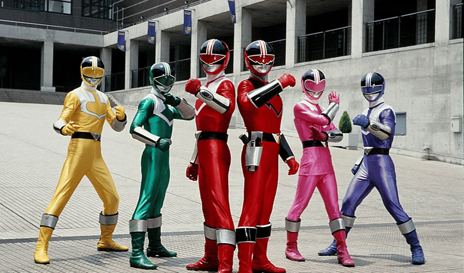 urutan Power Rangers berdasarkan tahun rilis