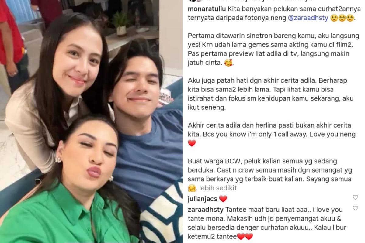 Ucapan Mona Ratuliu, cast Beri Cinta Waktu untuk Zara