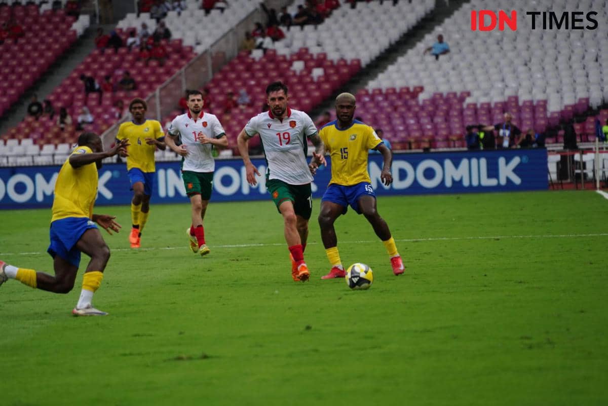 Bulgaria melawan Kep. Solomon di FIFA Series 2026. 