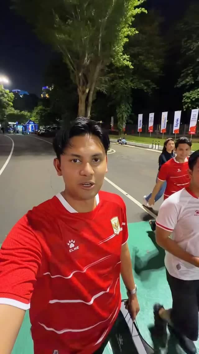 Artis Nonton Timnas vs Saint Kitts and Nevis di Stadion GBK (instagram.com/ibnuwardhani)