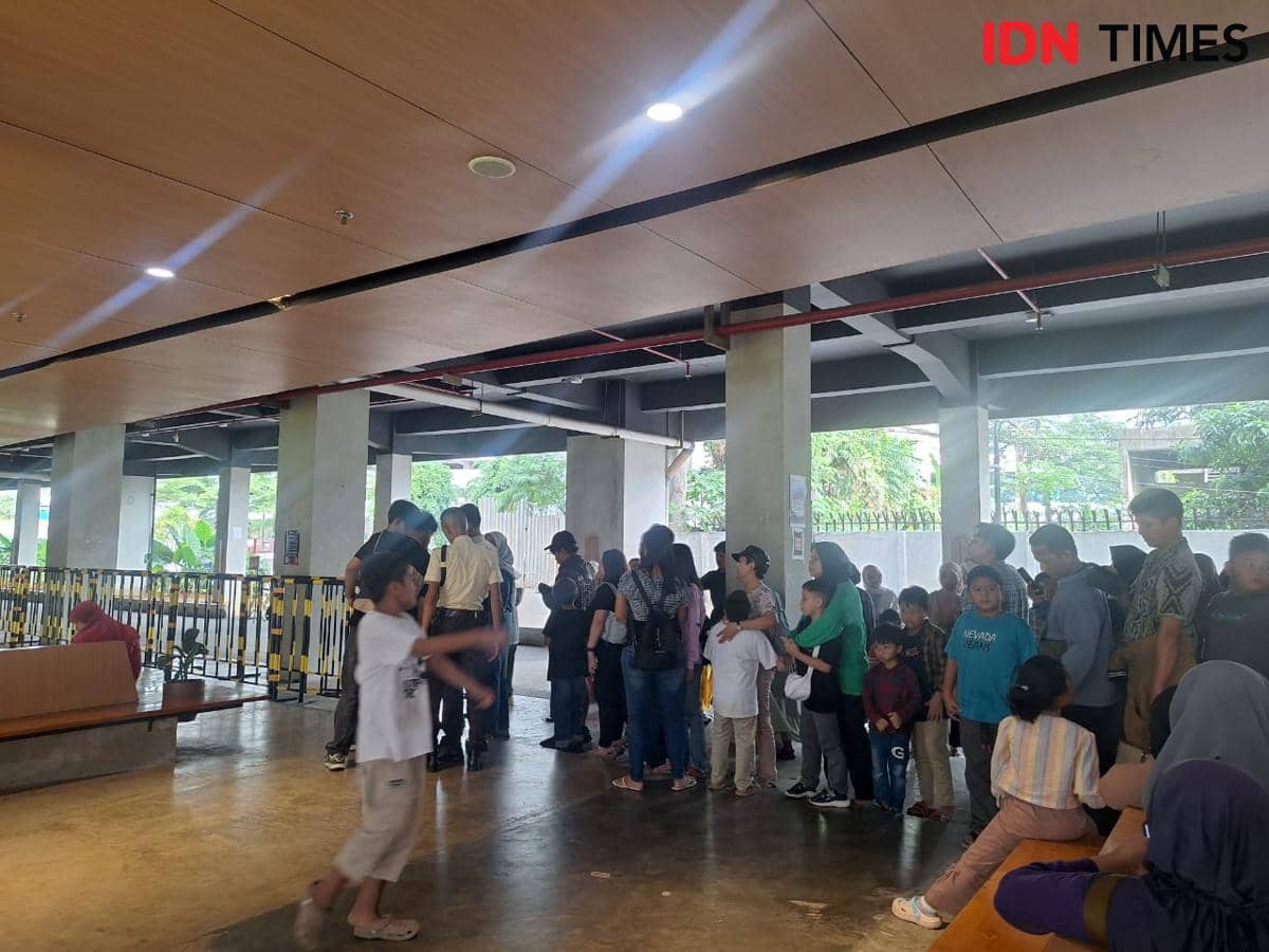 Antusiasme Libur Lebaran, Antrean Masuk Planetarium TIM Mengular
