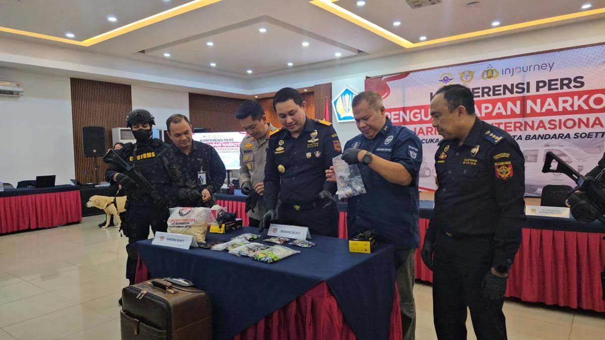 Pengungkapan penyelundupan narkoba oleh Bea Cukai Soekarno-Hatta