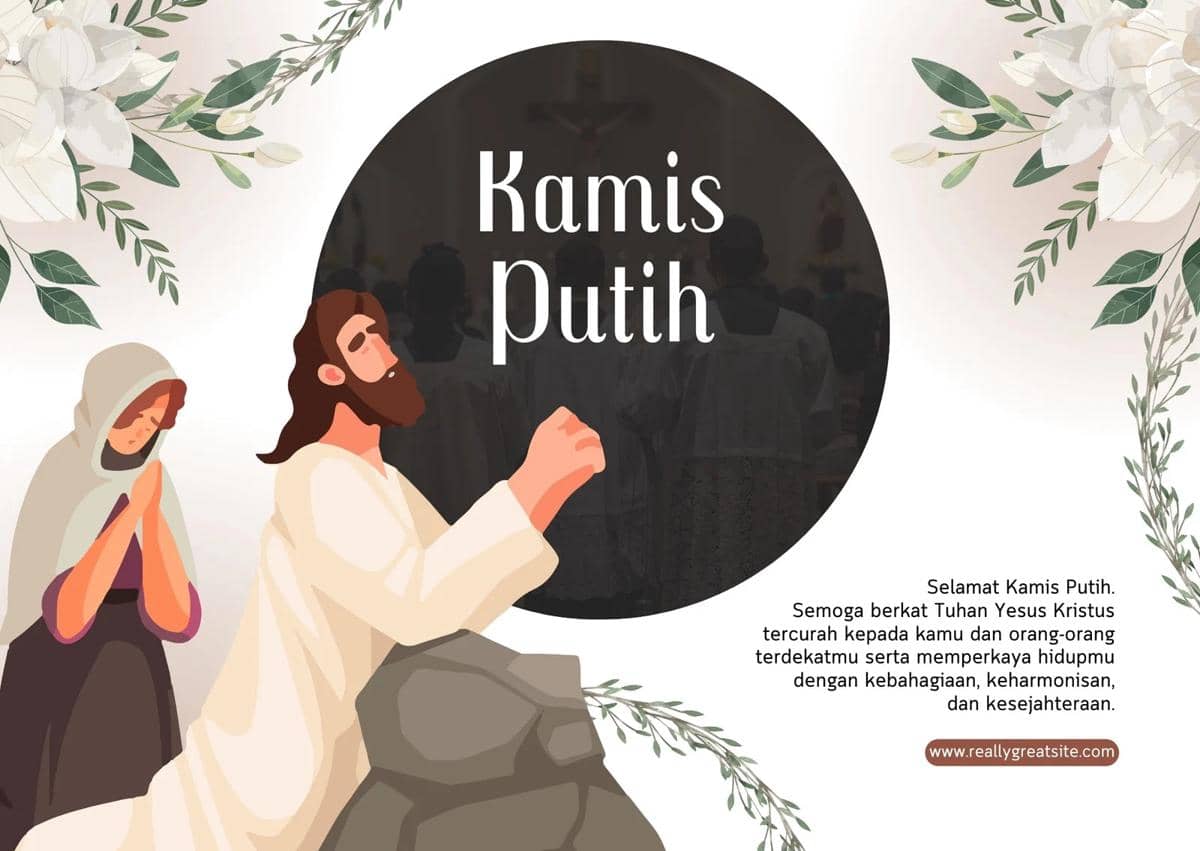 Ilustrasi poster Kamis Putih (Canva/By Gevariel Azka)