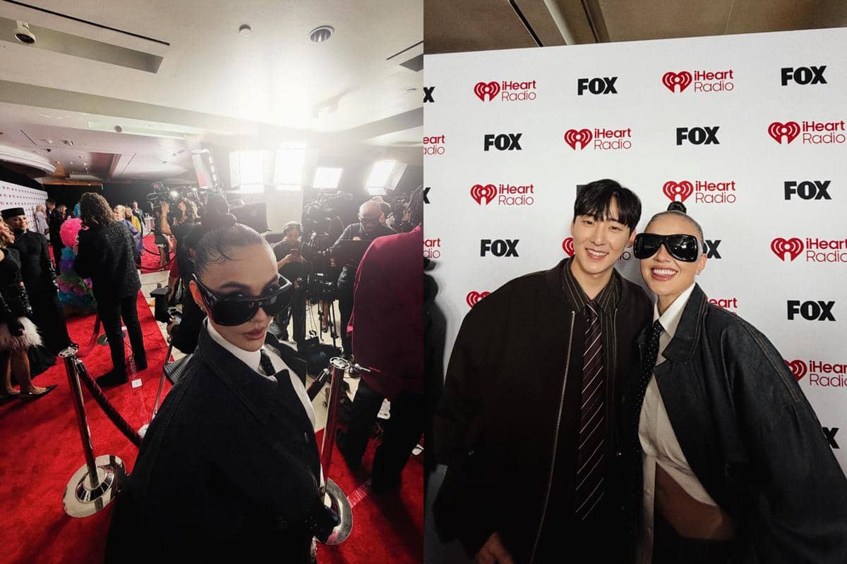 7 Potret Agnez Mo di iHeartRadio Music Awards 2026, Ketemu 'Saja Boys'