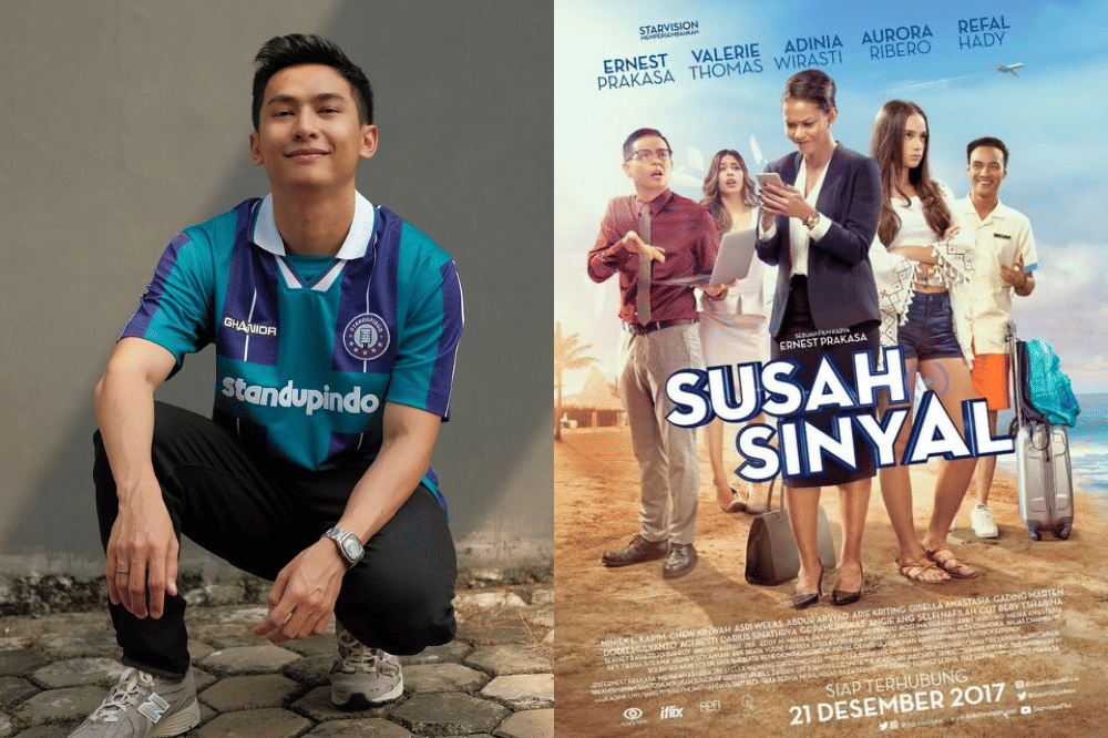 Ardit Erwandha menjadi salah satu pemain film Susah Sinyal garapan Ernest Prakasa