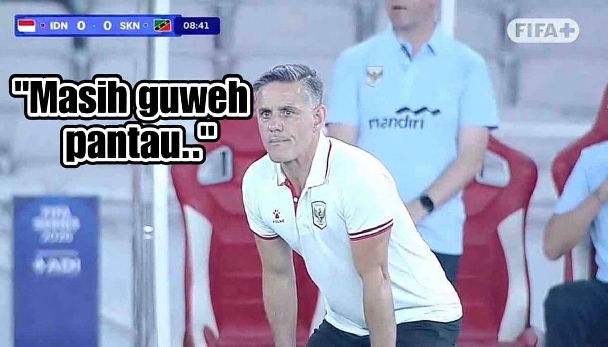 meme Timnas Indonesia melawan Saint Kitts and Nevis