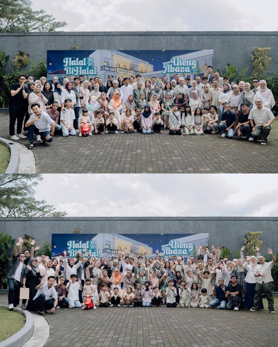 Halal bihalal keluarga Rossa