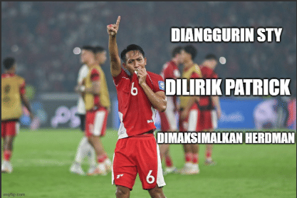 meme Timnas Indonesia melawan Saint Kitts and Nevis
