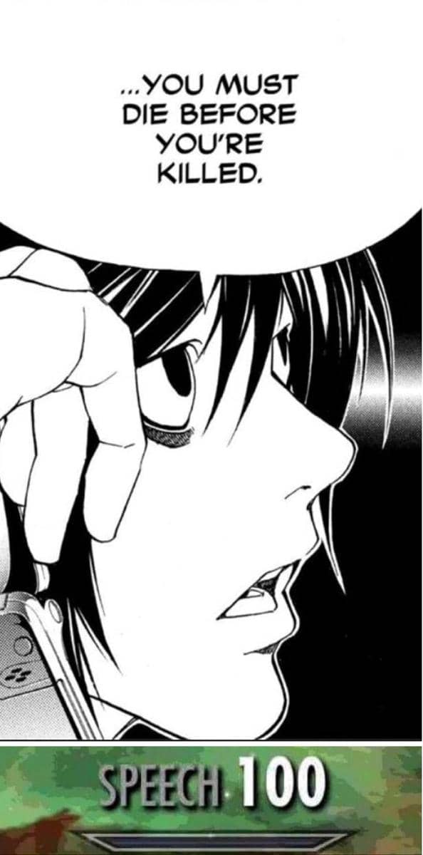 meme anime tentang pidato