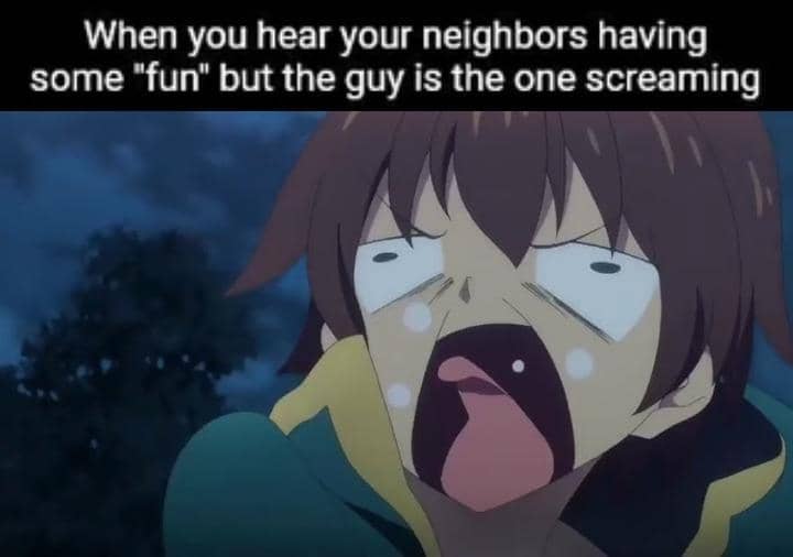 meme anime tentang tetangga