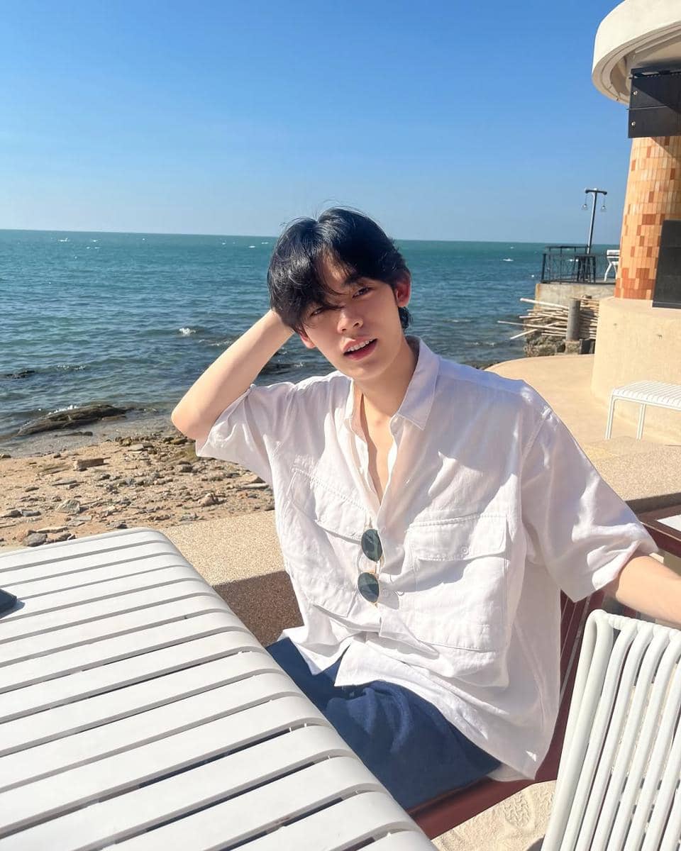 OOTD ke Pantai ala Por Suppakarn