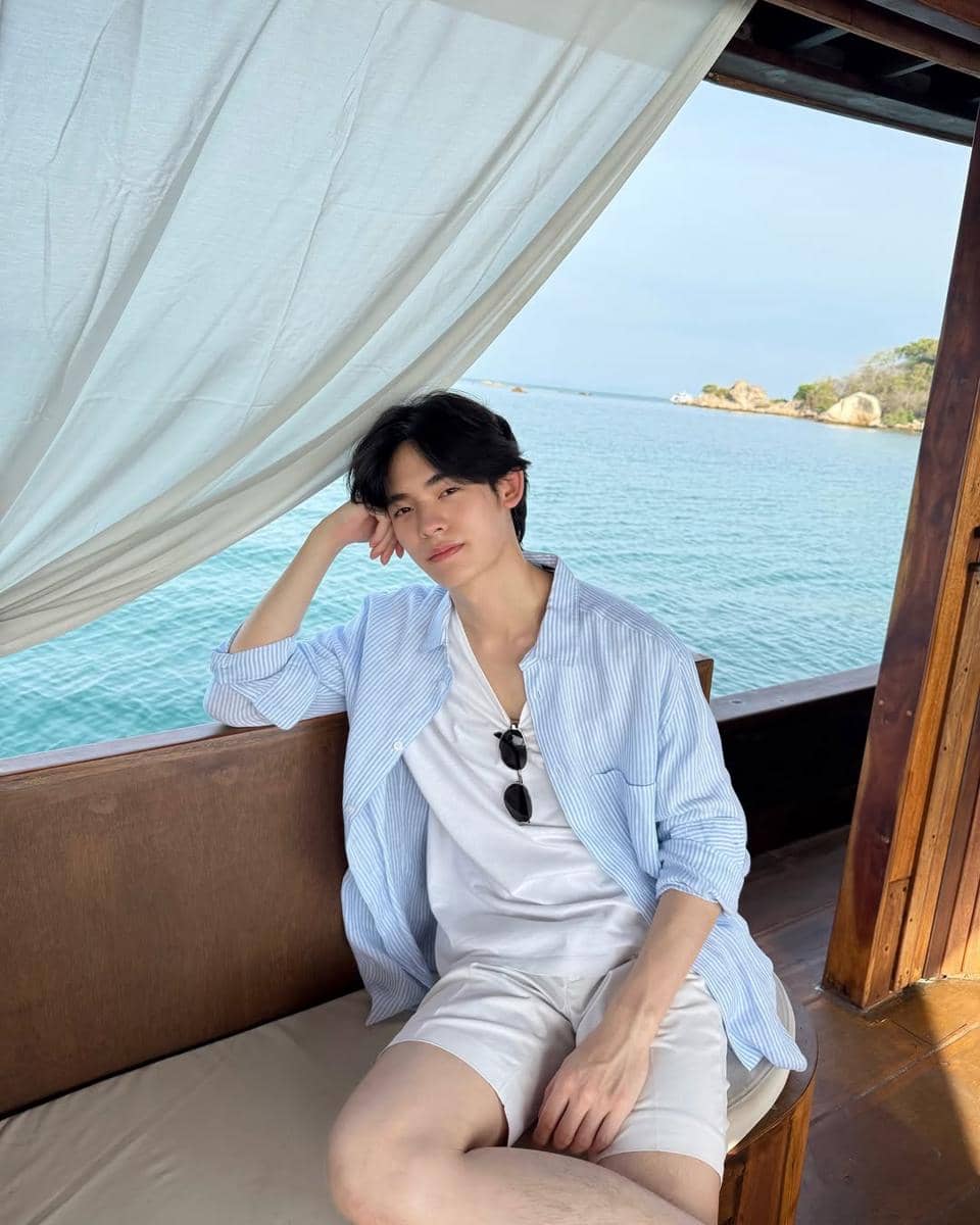 OOTD ke Pantai ala Por Suppakarn