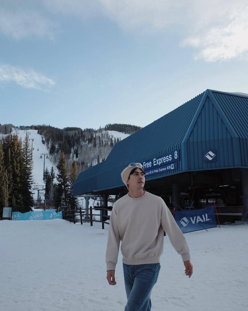 OOTD Nuansa Winter ala Toey Pongsakorn