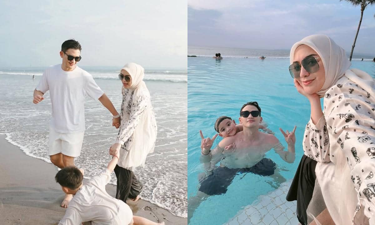 7 Potret Seru Citra Kirana dan Rezky Adhitya Liburan di Bali