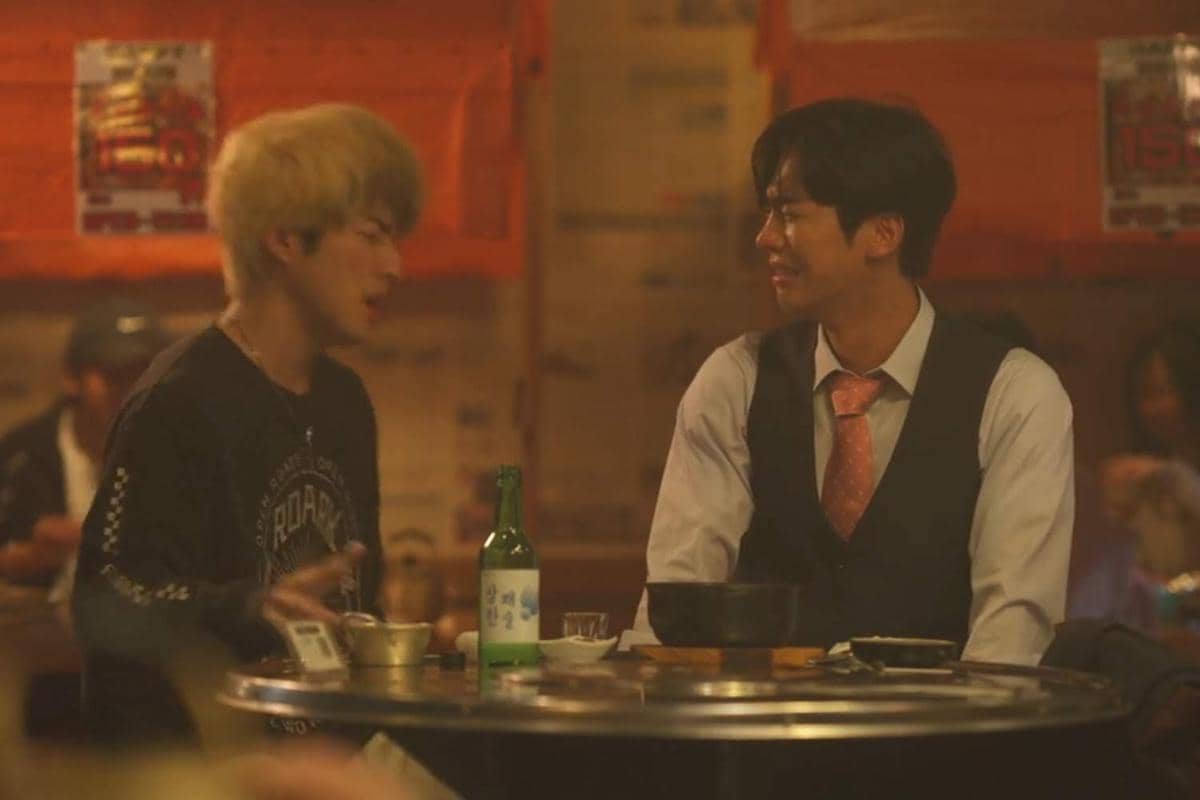 Korean Street Food POCHA (cabang Yokohama Kannai), cuplikan drama Gimbap and Onigiri