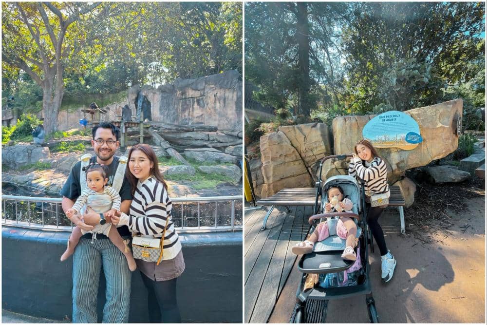 10 Potret Kiky Saputri ajak Keluarga ke Taronga Zoo di Sydney