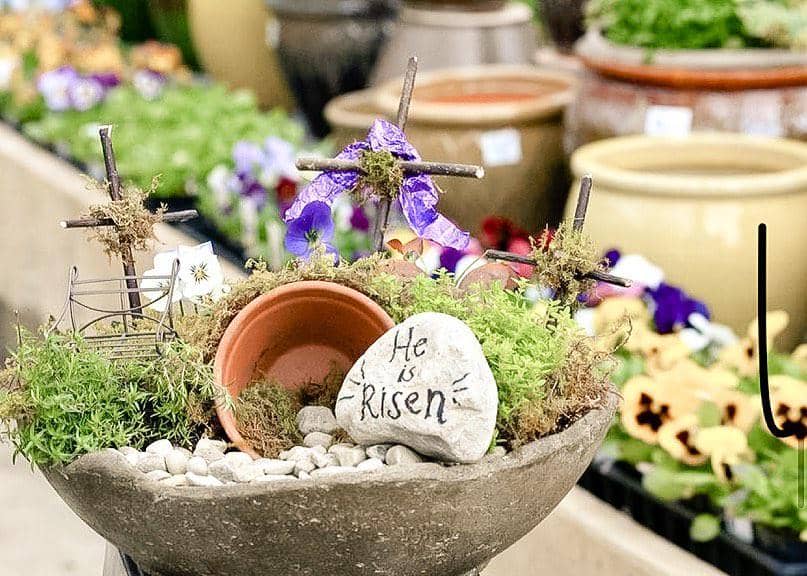 Ide taman paskah kreatif