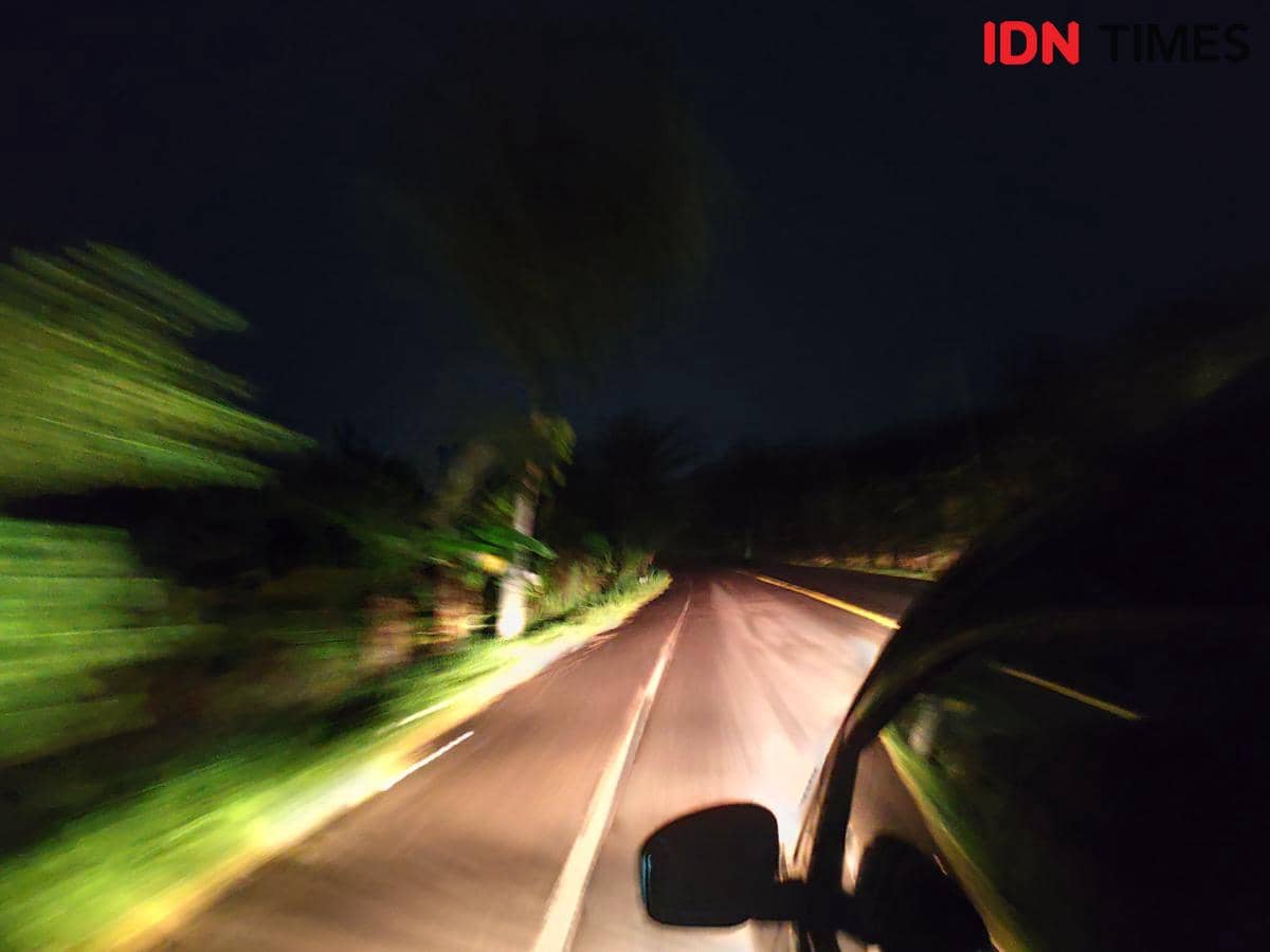 Pemprov Lampung Sebut 100 LPJU Sudah Berfungsi, Pemudik: Masih Gelap