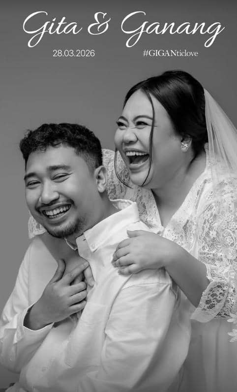 Pernikahan Gita Bhebhita dan Ganang Aji (instagram.com/gita_bhebhita)