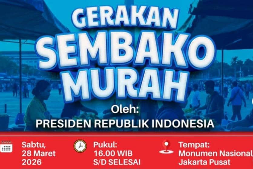 Ada Gerakan Sembako Murah Prabowo, Pengendara Diminta Hindari Monas