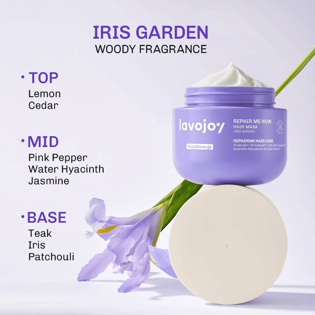 Lavojoy Repair Me Now Hair Mask Iris Garden