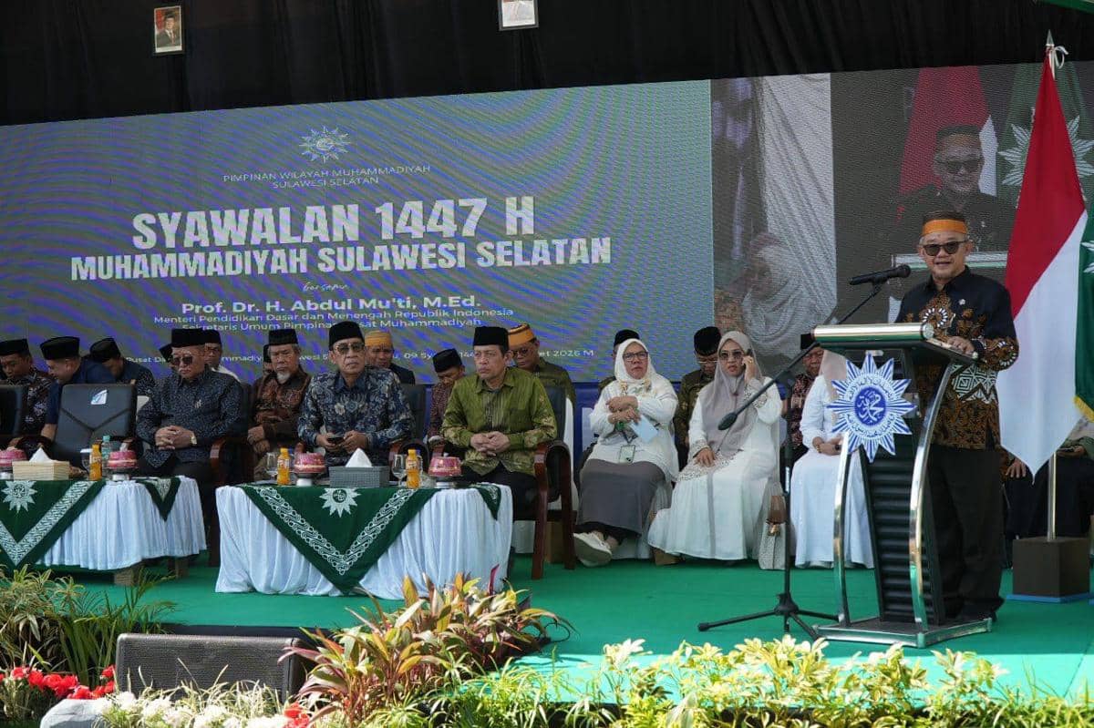 Syawalan Muhammadiyah Sulsel, Abdul Mu’ti: Kelola Perbedaan dengan Adab