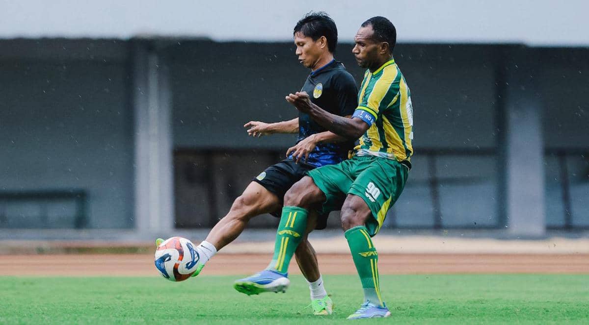 PSIM Jogja menang dengan skor 4-1 kala beruji coba dengan PSBS Biak di Stadion Mandala Krida, Jumat (27/3/2026) sore. 