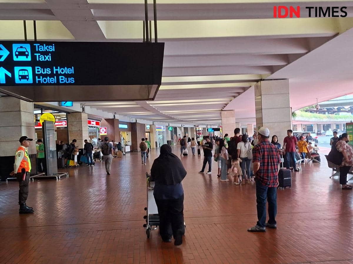 Situasi arus balik Lebaran 2026 di Bandara Soekarno-Hatta