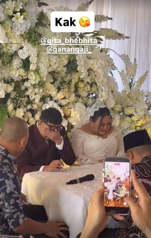 Pernikahan Gita Bhebhita dan Ganang Aji (instagram.com/gita_bhebhita)