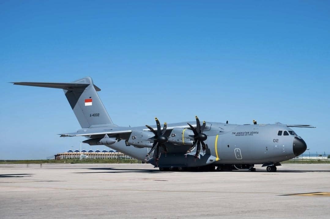 Pesawat Kedua Airbus A400M Pesanan Kemhan Telah Tiba di Lanud Halim