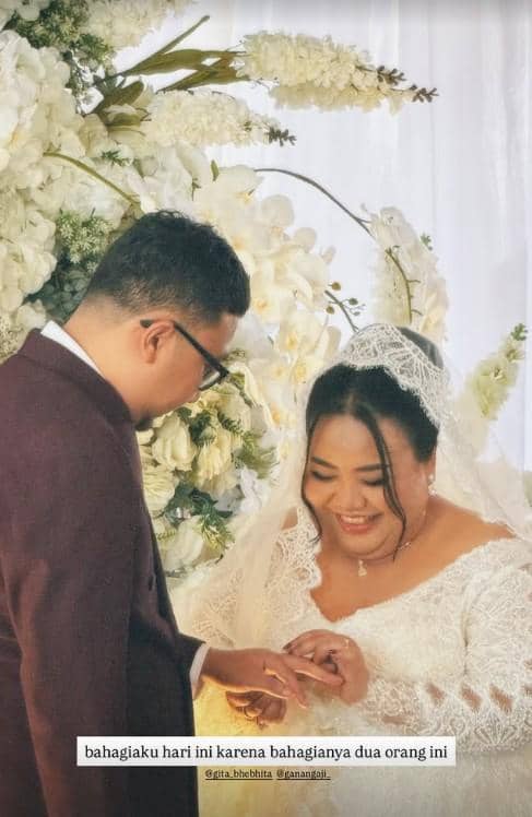 Pernikahan Gita Bhebhita dan Ganang Aji (instagram.com/gita_bhebhita)
