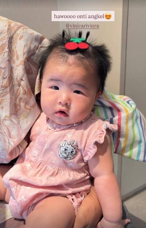 Potret Perdana Baby Vinica, Anak Vior (instagram.com/nitavior)