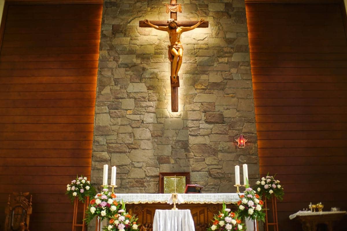 Potret Gereja Katolik Paroki Santa Monika Krian 