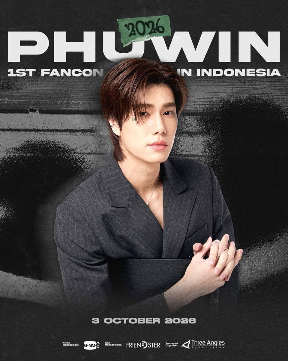 poster 2026 Phuwin 1st Fancon in Jakarta