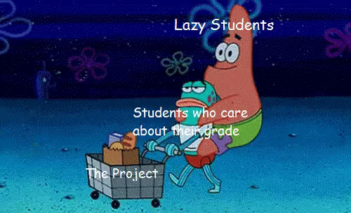 8 Meme SpongeBob tentang Malas, Numpang Nama di Kerja Kelompok