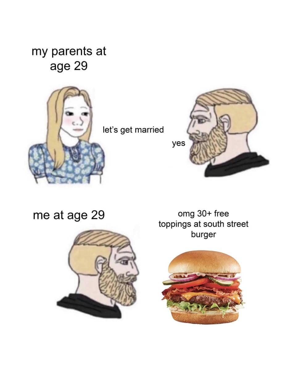 meme me vs people my age