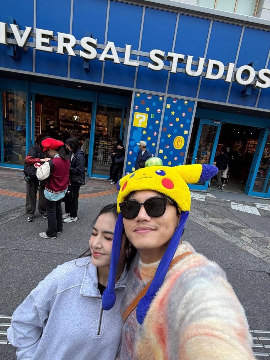 momen liburan Rizky Febian dan Mahalini di Jepang