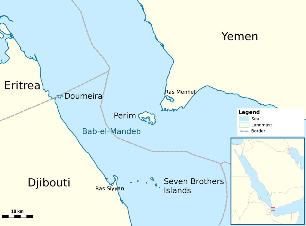 Peta Bab al-Mandep