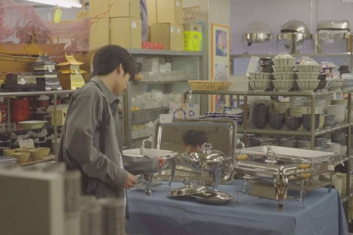 Kappabashi Street, cuplikan drama Gimbap and Onigiri