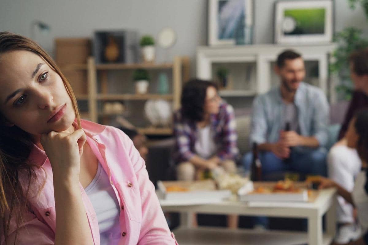 seorang wanita yang kelelahan