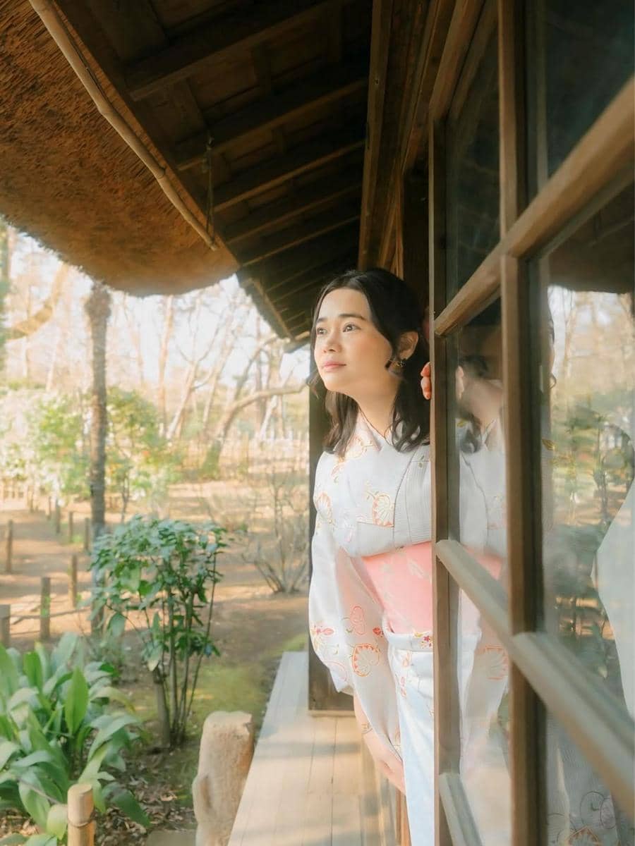 Photoshoot keluarga Denny Sumargo di Jepang