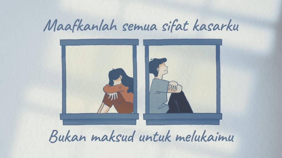 cuplikan video lirik "Bila Kau Tak Disampingku"