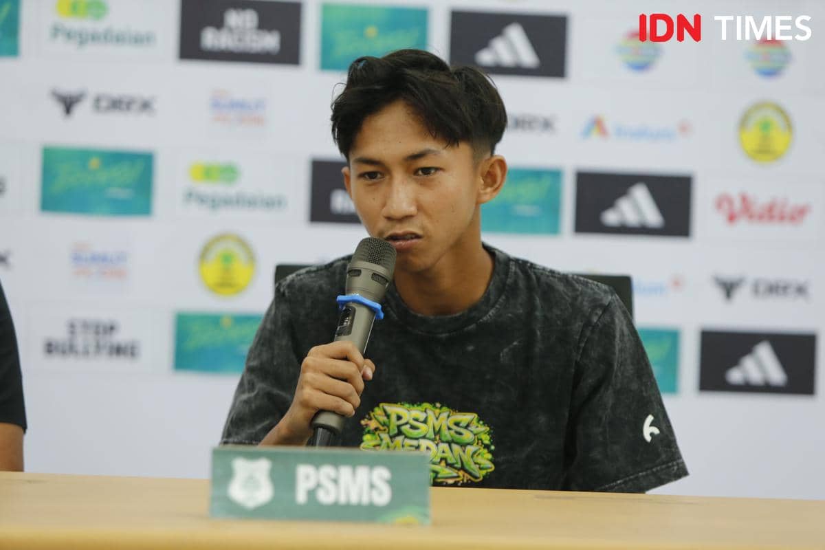 Pemain PSMS M Zaki Abdillah (IDN Times/Doni Hermawan)