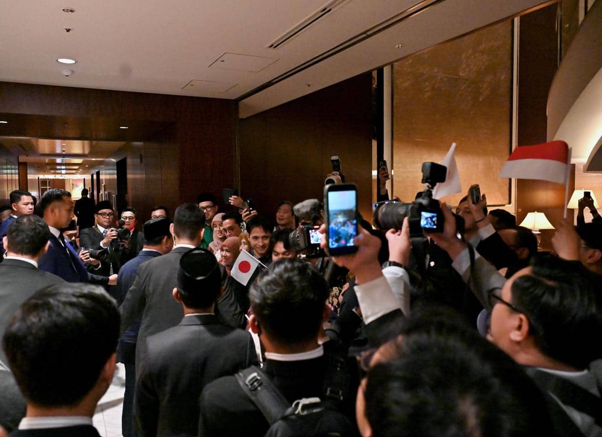 Kala Diaspora Antusias Sambut Presiden Prabowo di Tokyo